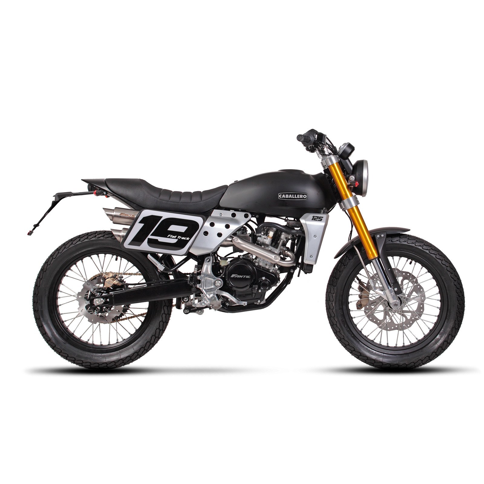 125 Caballero Flat-track Black
