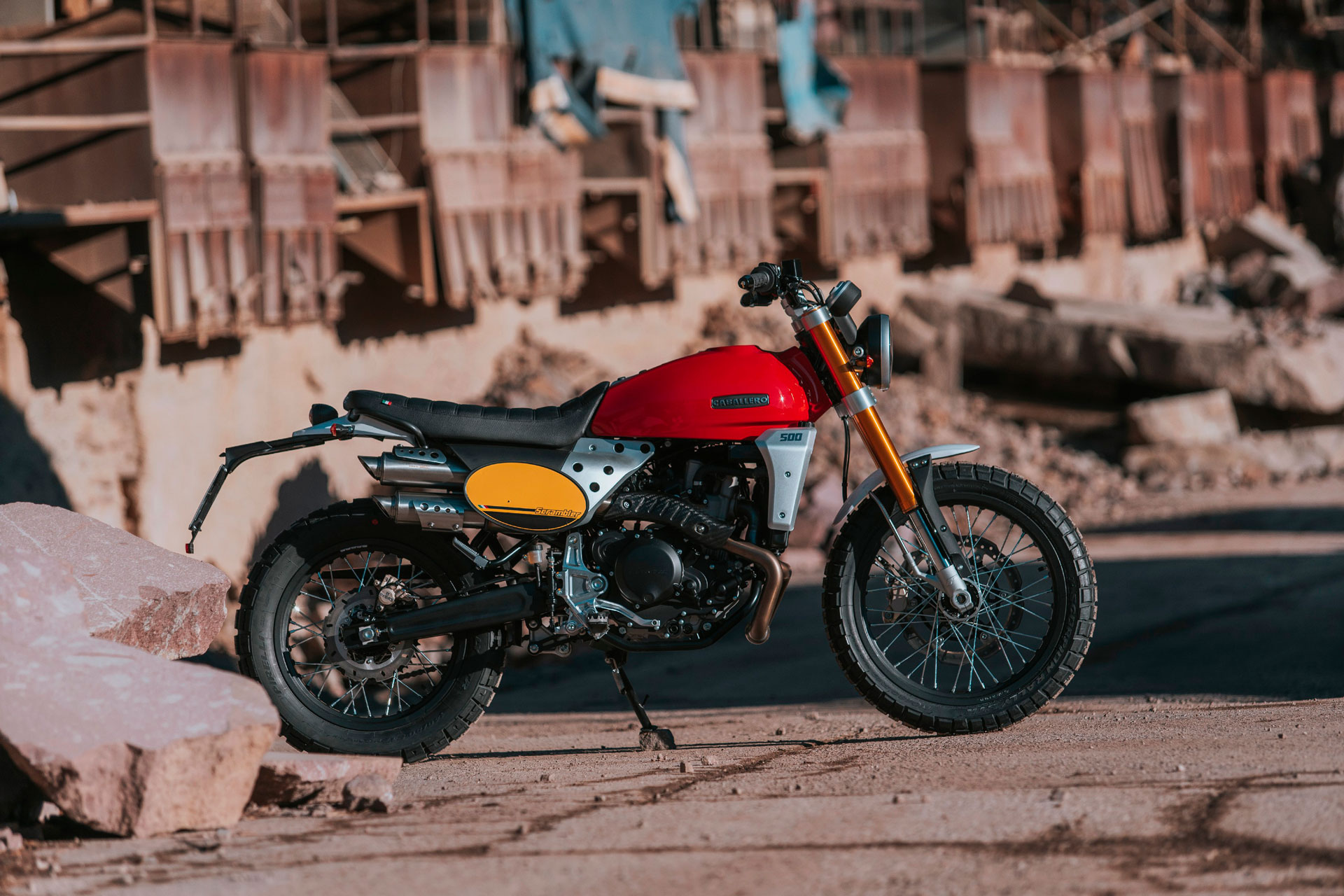 CABALLERO SCRAMBLER 500 ROUGE CABALLERO SCRAMBLER 500 ROUGE