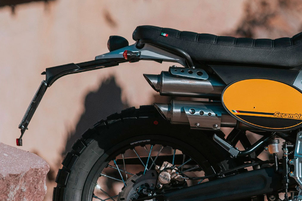 CABALLERO SCRAMBLER 500 ROUGE ARRIERE