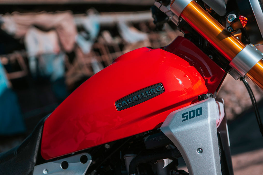 CABALLERO SCRAMBLER 500 ROUGE RESERVOIR