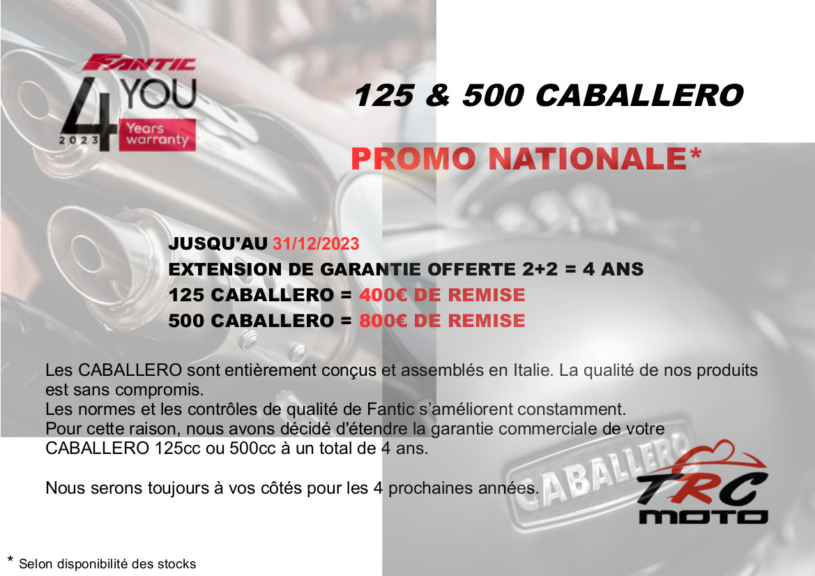 PROMO FANTIC CABALLERO TRC MOTO CUERS 83 VAR